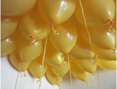 Fashion Golden Rod Helium Latex Balloons