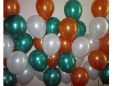 Metallic Orange, Emerald Green & White Balloons | www.CorporteRewards.com.au