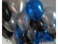 Metallic Sapphire Blue, Black & Silver Balloons
www.CorporateRewards.com.au