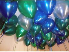 Metallic blue, Teal, Light Blue Helium Latex Balloons
CorporateRewards.com.au