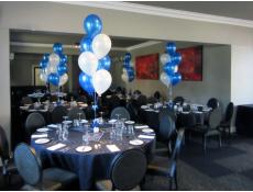 Helium Latex Balloon Table Arrangements | metallic blue & white balloons
Empire Bar Private Funciton Room Rivervale | CorporateRewards.com.au