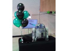 R2D2 Droid Airwalker and Latex Balloon Decorations | corporaterewards.com.au