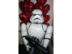 Stormtrooper Airwalker in front of a red foil heart balloon arrangements | Valentine's Day
www.corporaterewards.com.au