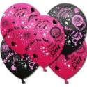 Bride to Be print latex balloons | Hot Pink & Black Balloons
www.CorporateRewards.com.au
