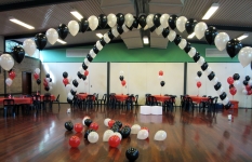 Balloons Arches Perth | Balck & White Helium Balloons