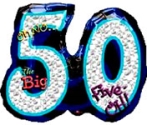 Big 50 Oh No Balloon Shape