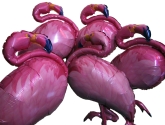 Pink Flamingo Flock Super Shape Balloons