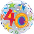 40 Birthday Bubble Balloon