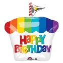 Birthday Balloons Perth | Birthday Flag Cake Balloon