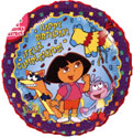 Dora Happy Birthday Balloon