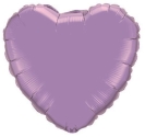 Helium Balloons Perth | Pearl Purple Lavender Heart Balloons