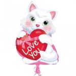 Cat Love You Balloon