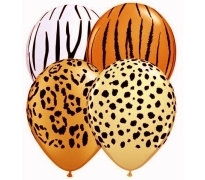 Safari Animal Print Latex Helium Balloons Perth