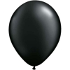 Metallic Onxy Black Helium Latex Balloons