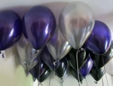 Metallic Purple, Black & Silver Helium Latex Balloons
www.CorporateRewards.com.au