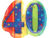 40 Celebrate Birthday Shape Balloon