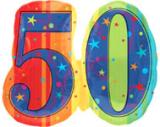 50 Celebrate Birthday Shape Balloon