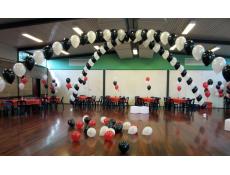 Cross Over Balloon Arch | Black & White Balloons
CorporateRewards.com.au