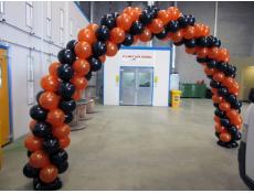 Back drop balloon arch for factory launch.
www.corporaterewards.com.au