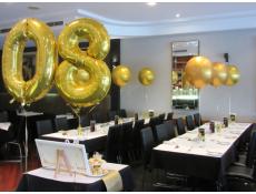 80th Balloons Number with Gold Orbz Table Decorations
www.corporaterewards.com.au
