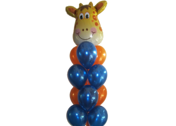 Giraffe Balloons | Helium Balloons Perth | Giraffe Jungle Animal Balloon  Tower Bouquets delivered in Perth