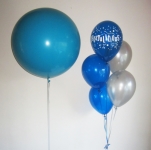 Helium Balloosn Perth | 3 foot balloon versus 28cm balloons