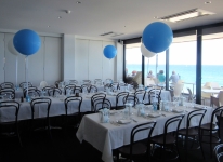 3 foot Balloons Perth |Light Blue and White Giant Helium Latex Balloons