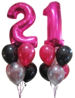 Birthday Balloons Perth | 21 Megaloon Balloon Arrangements