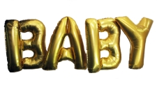 Helium Balloons Perth | BABY Letter Balloons