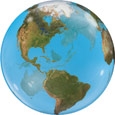 World Earth Globe Bubble Balloon