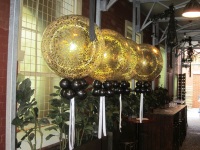 Gaint Gold Confetti Helium Balloons Perth