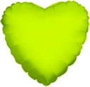 Lime Heart Balloon