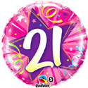 21 Pink Balloon
