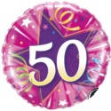 50 Pink Balloon