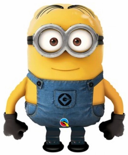 waarom God stok Minion Balloons | Helium Balloons Perth | Minion Pull-along balloon gift  delivered same day in Perth, WA.